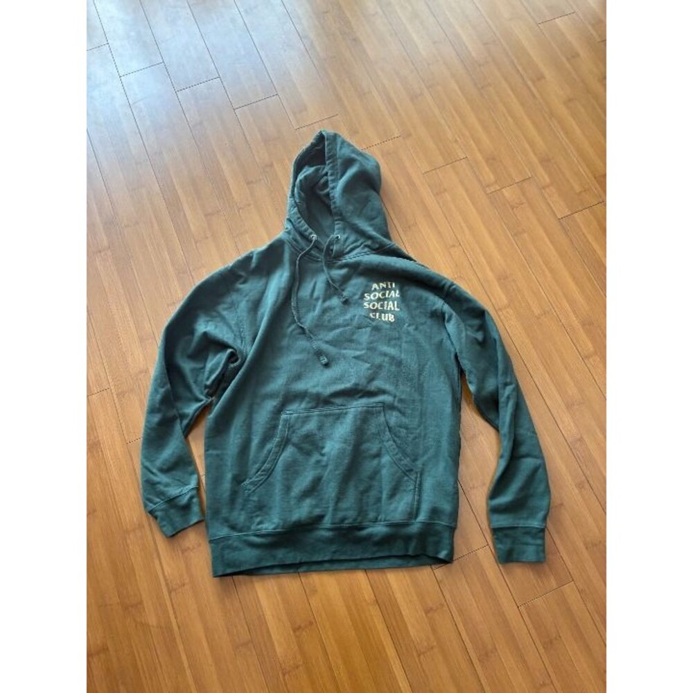 Men’s Anti Social Social Club Hoodie khaki Mind Games L